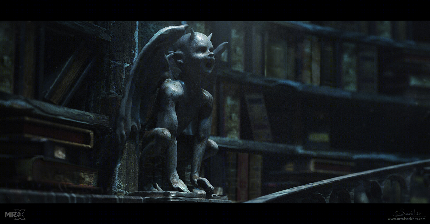 Nightbooks (2021) - library design-2