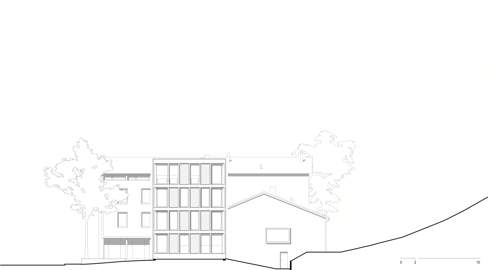 伯尔尼青年旅舍翻新与扩建,融入历史建筑群的现代化新翼-27