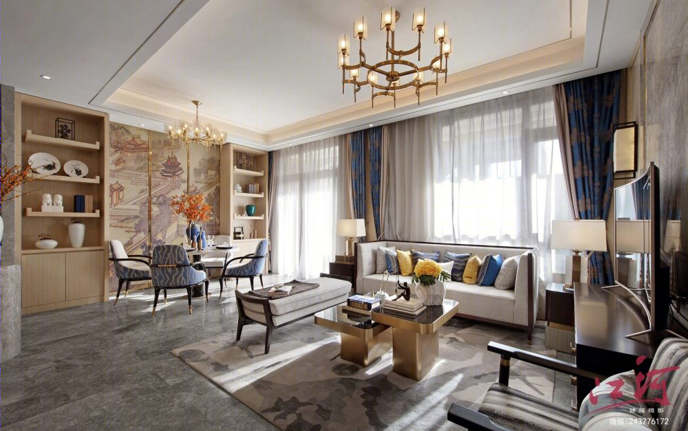 山东别墅空间摄影解读 | 现代简约风格之美-1