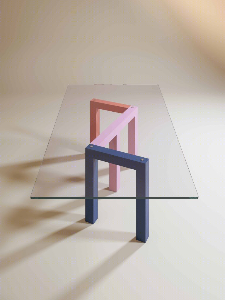 彩绘与素雅的碰撞 | Penrose 五足餐桌设计-15