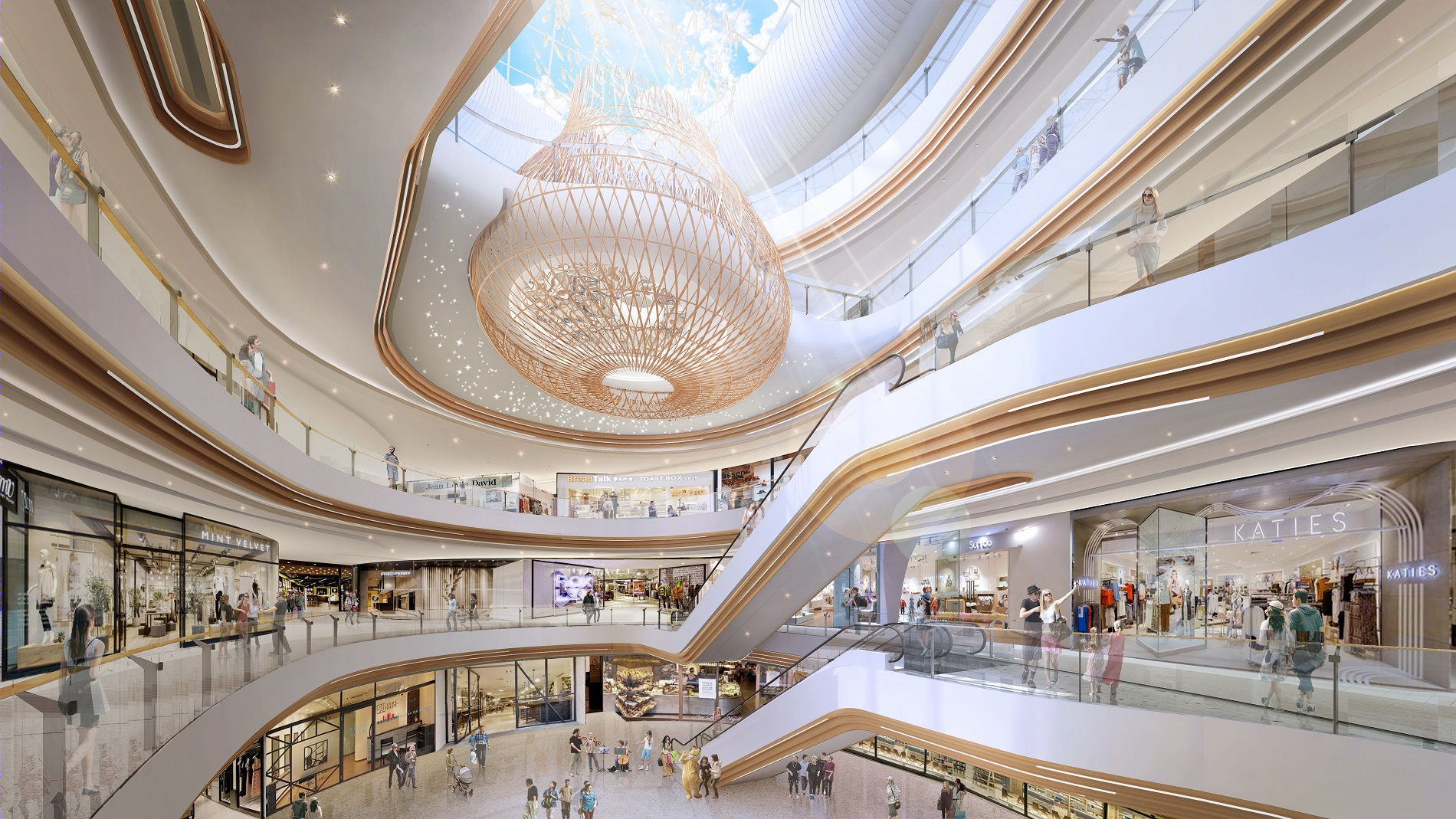 “鱼跃洋湖”—长沙龙湖洋湖天街打造沉浸式体验商业空间-7