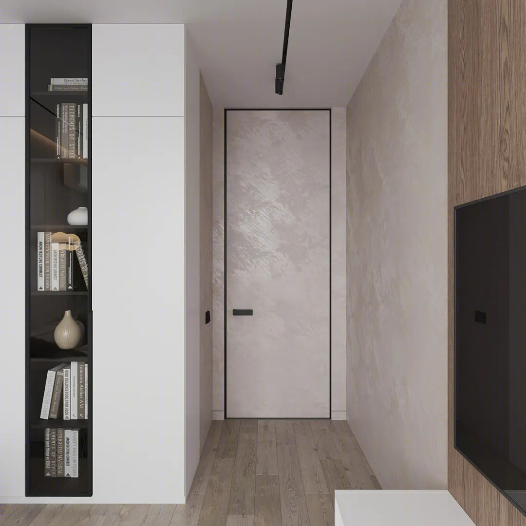 95㎡现代简约二居室丨Roomy Room Design-36