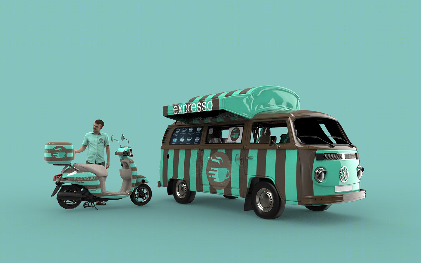 Expresso Scooter Coffee Kiosk Project-1