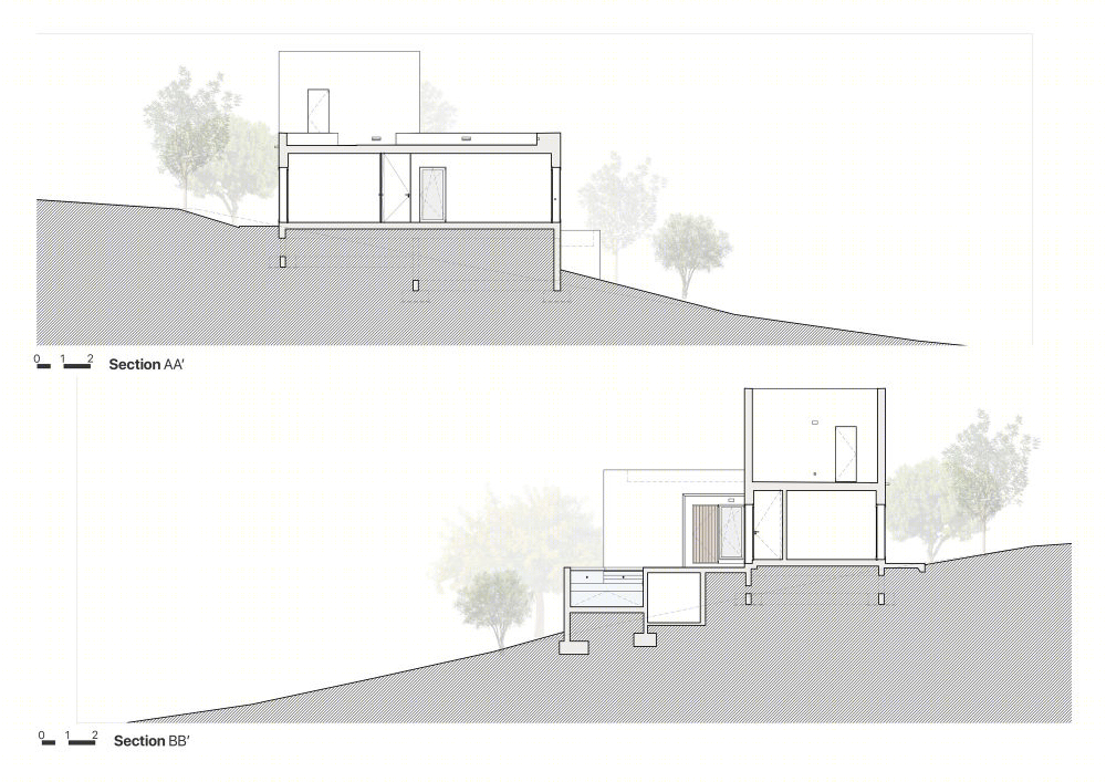 葡萄牙 Casa Algarve 度假屋——融入景观、东西向观景的设计佳作-32