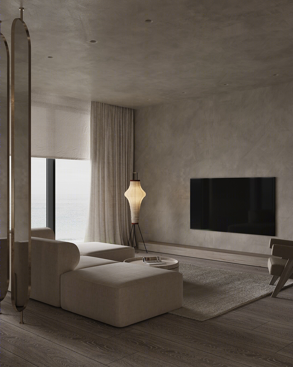 中性色系公寓设计 这也太有范儿了吧！-1