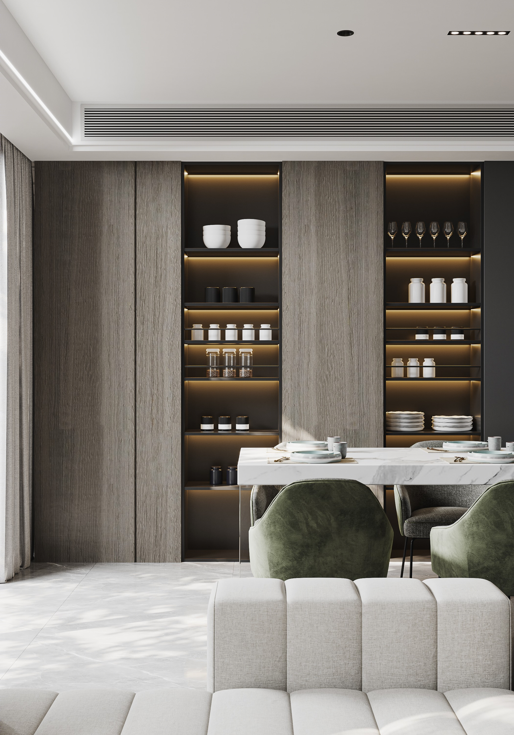 绘感视觉设计 | 高端组现代风格时尚住宅-7