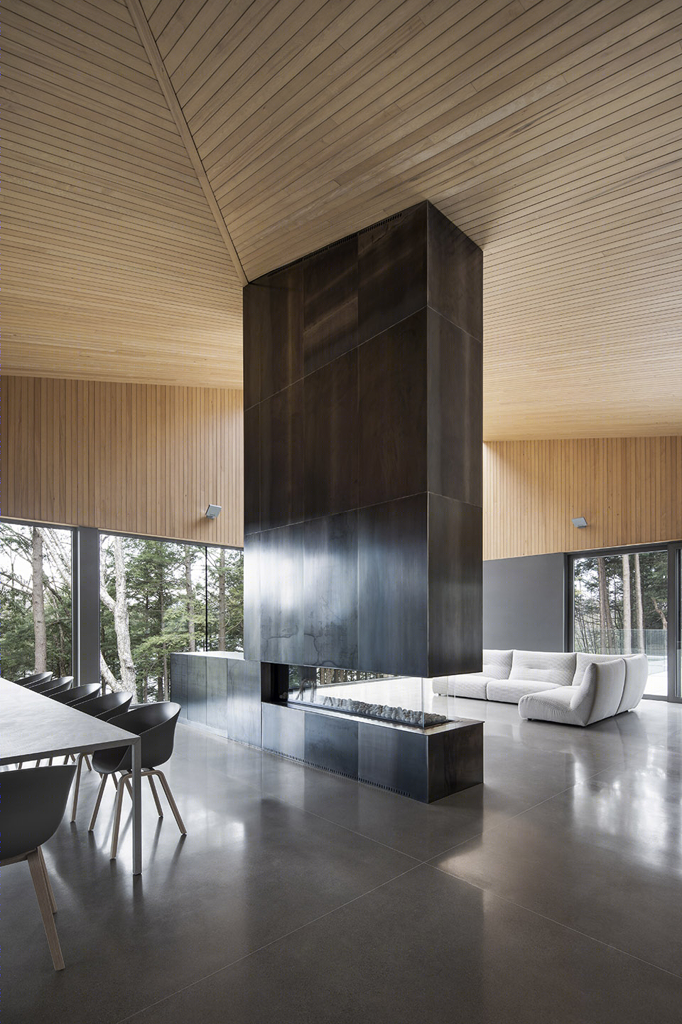 Memphremagog 湖岸住宅丨加拿大丨_naturehumaine-32