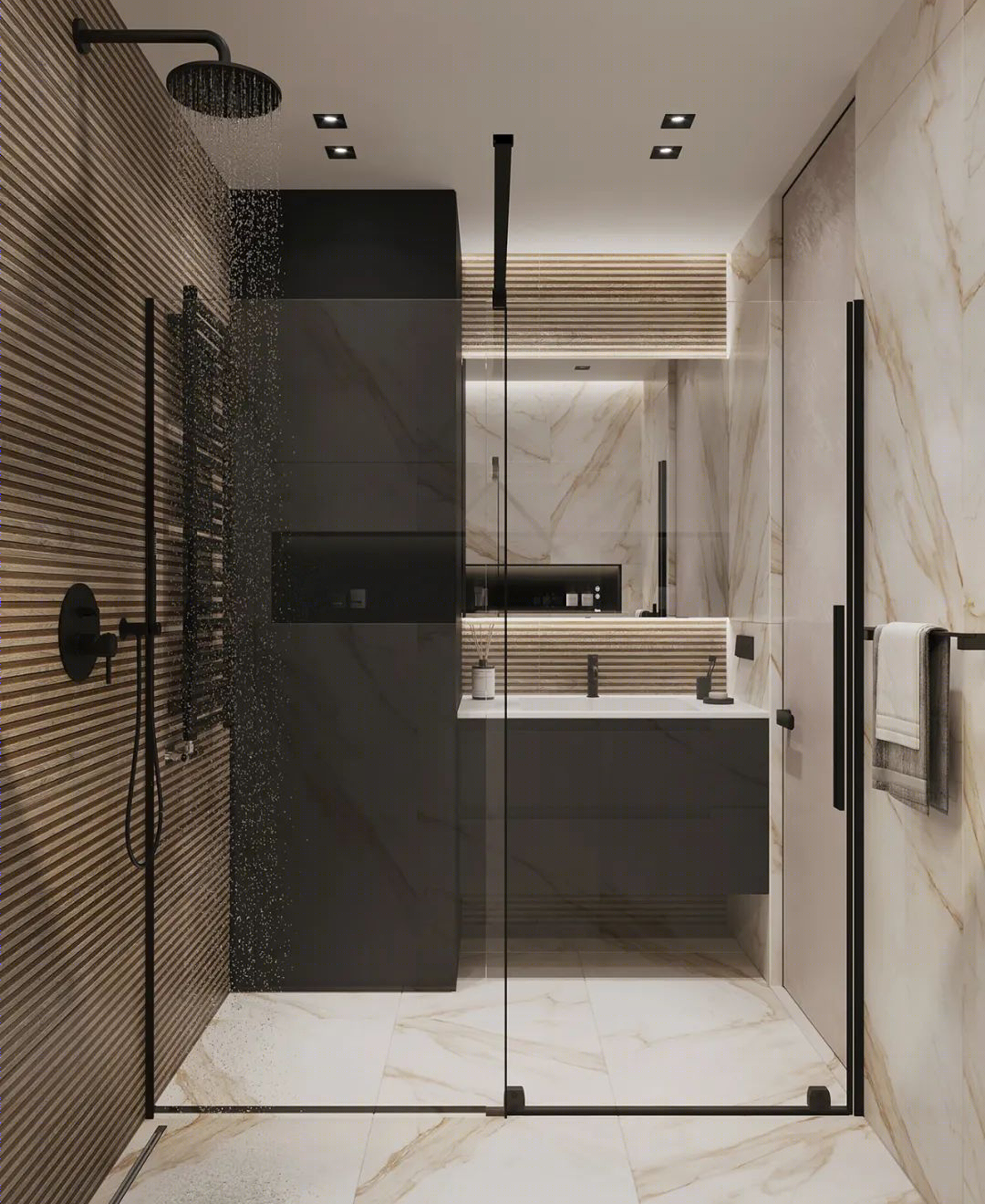 95㎡现代简约二居室丨Roomy Room Design-38