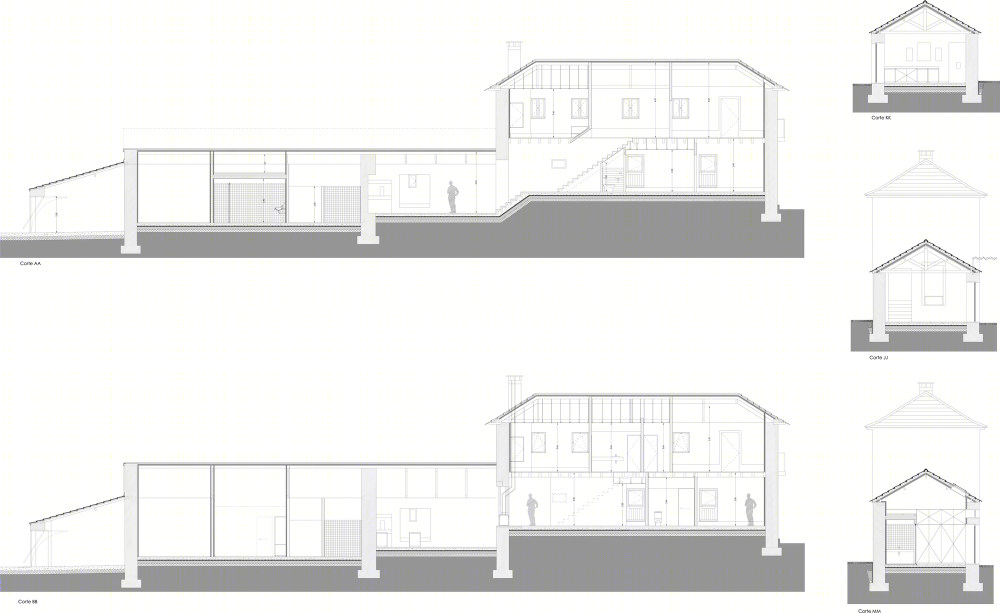 葡萄牙 Airães 村 19 世纪乡村住宅的现代改造-29