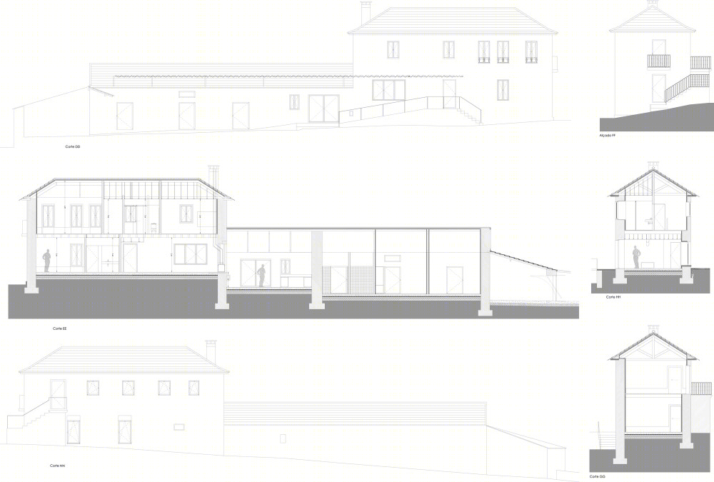 葡萄牙 Airães 村 19 世纪乡村住宅的现代改造-30