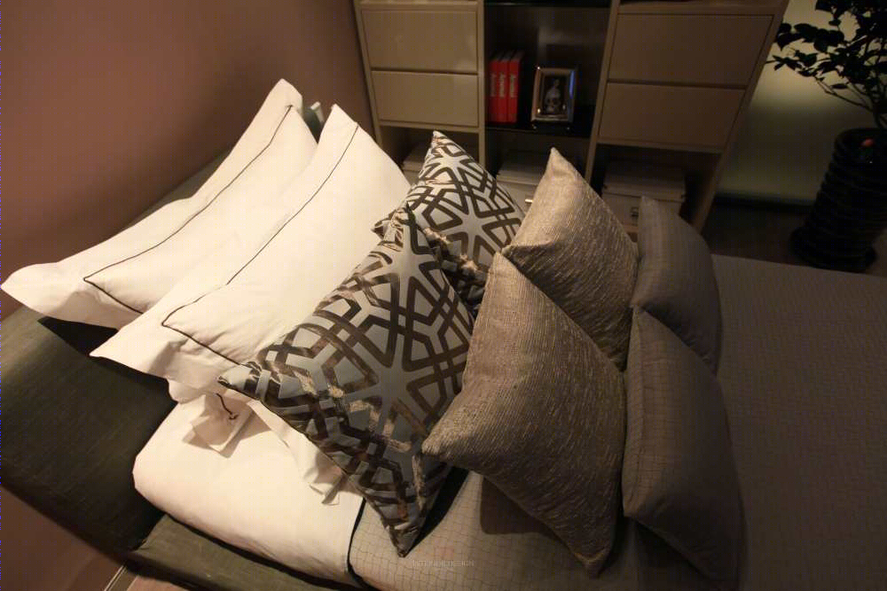 北京现代风格样板间“绽放”-19