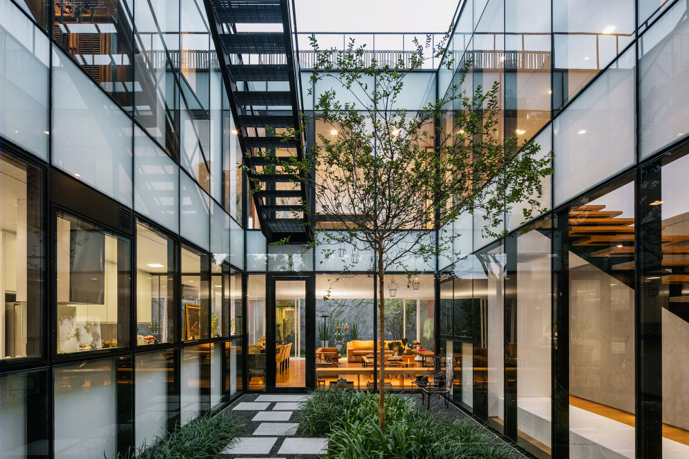 巴西休达街别墅 | 家庭生活的温馨重组-24