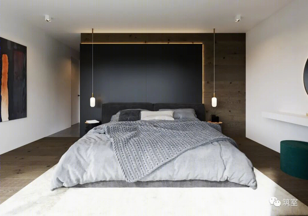 现代都市中的轻奢木质生活丨国际名师,国际知名设计公司-13