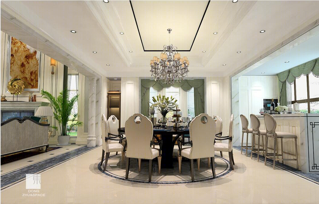 锦绣山庄奢雅混搭风，冯元明东筑空间打造别墅生活新境界-22