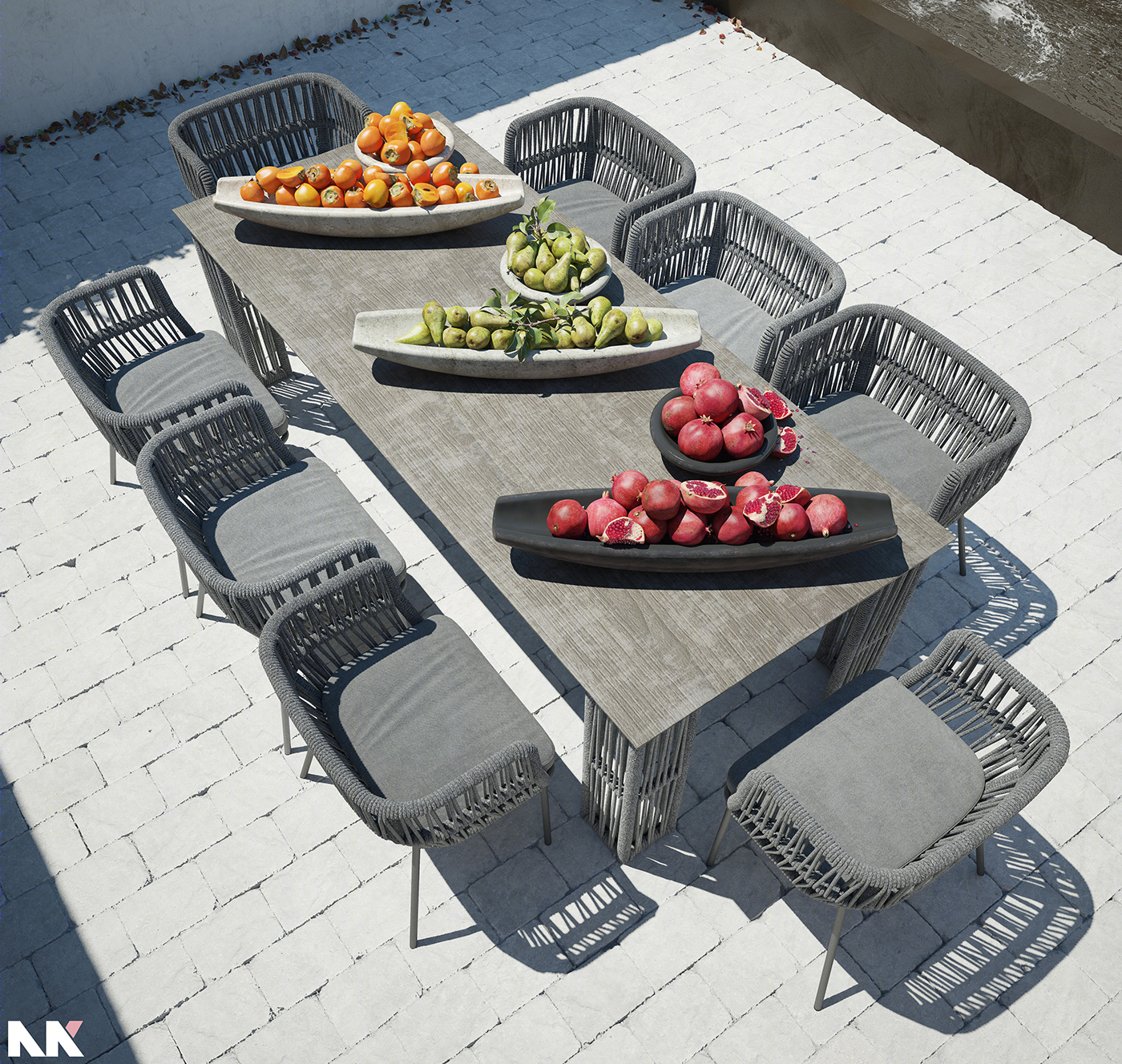 温馨户外就餐区设计丨俄国设计师-30