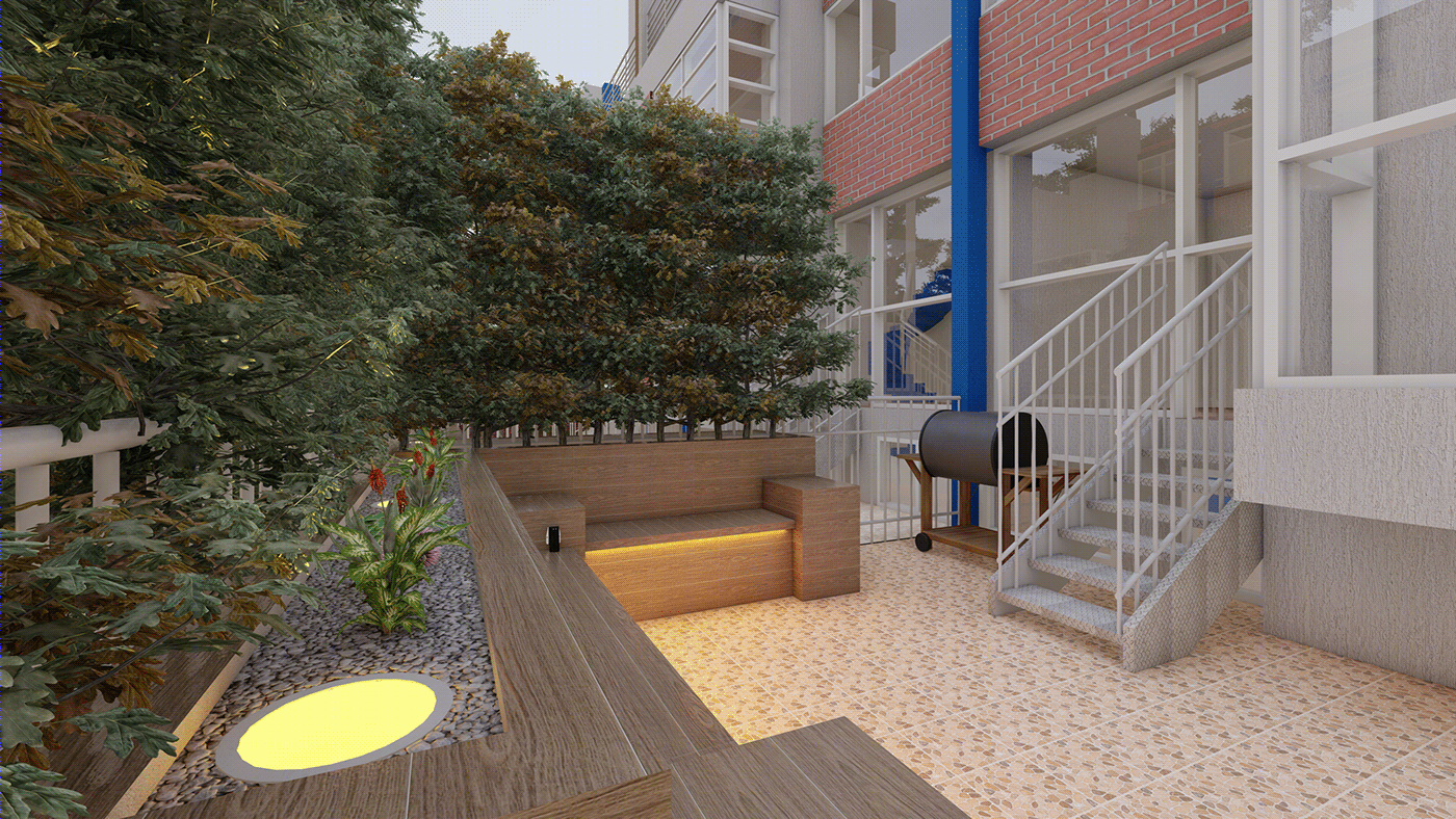 2020 年哥伦比亚 30 平米户外隐私住宅设计-13