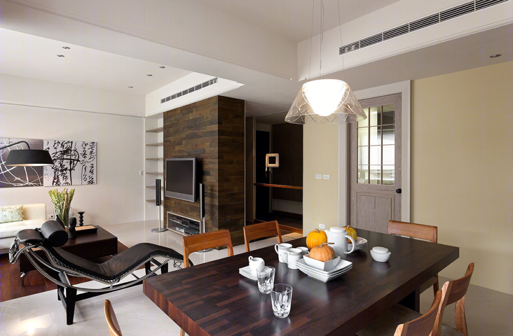 台北简约风吉园林样板间-0