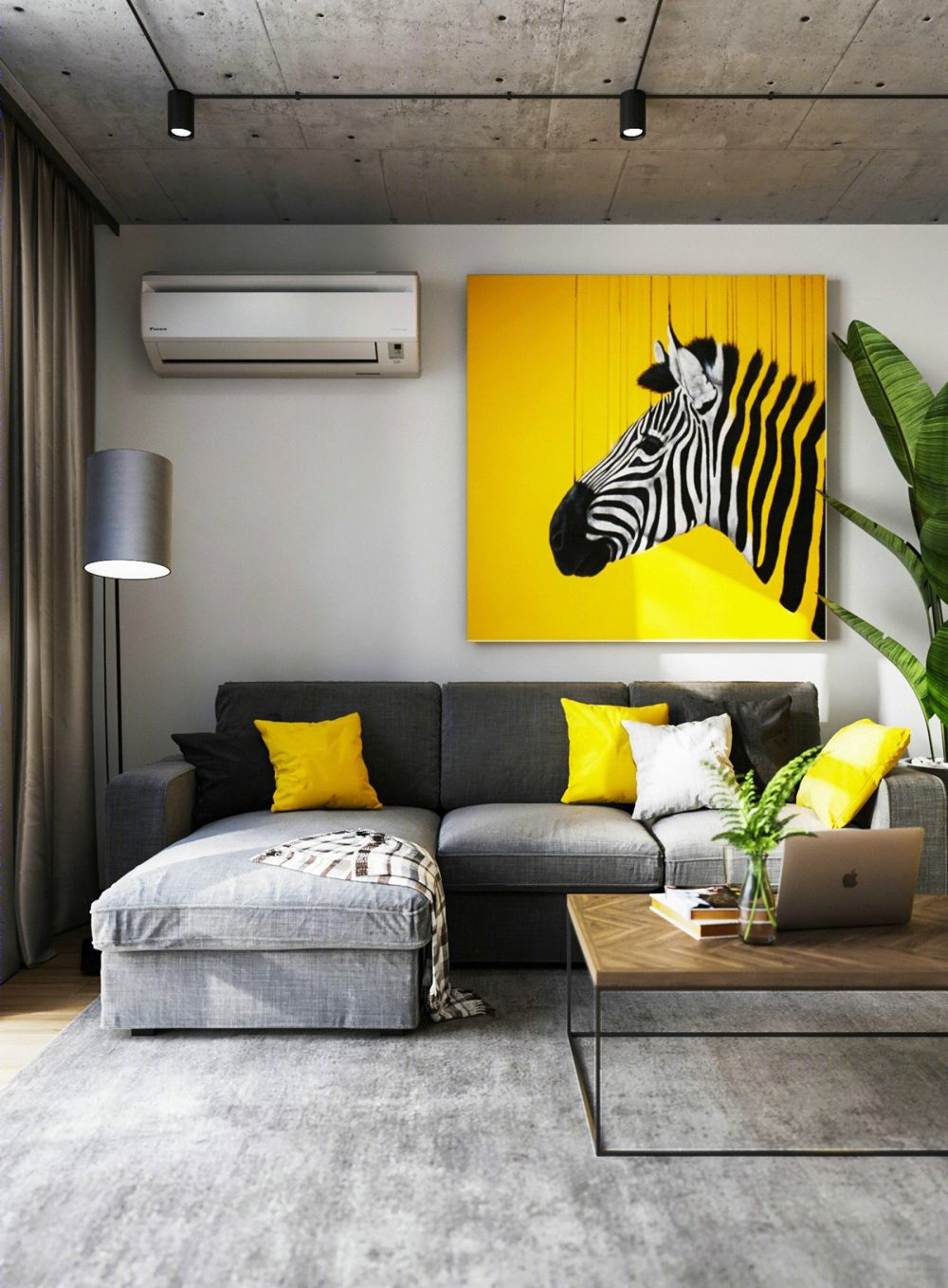 简约“裸”感！国外 60㎡阁楼公寓设计点评-9