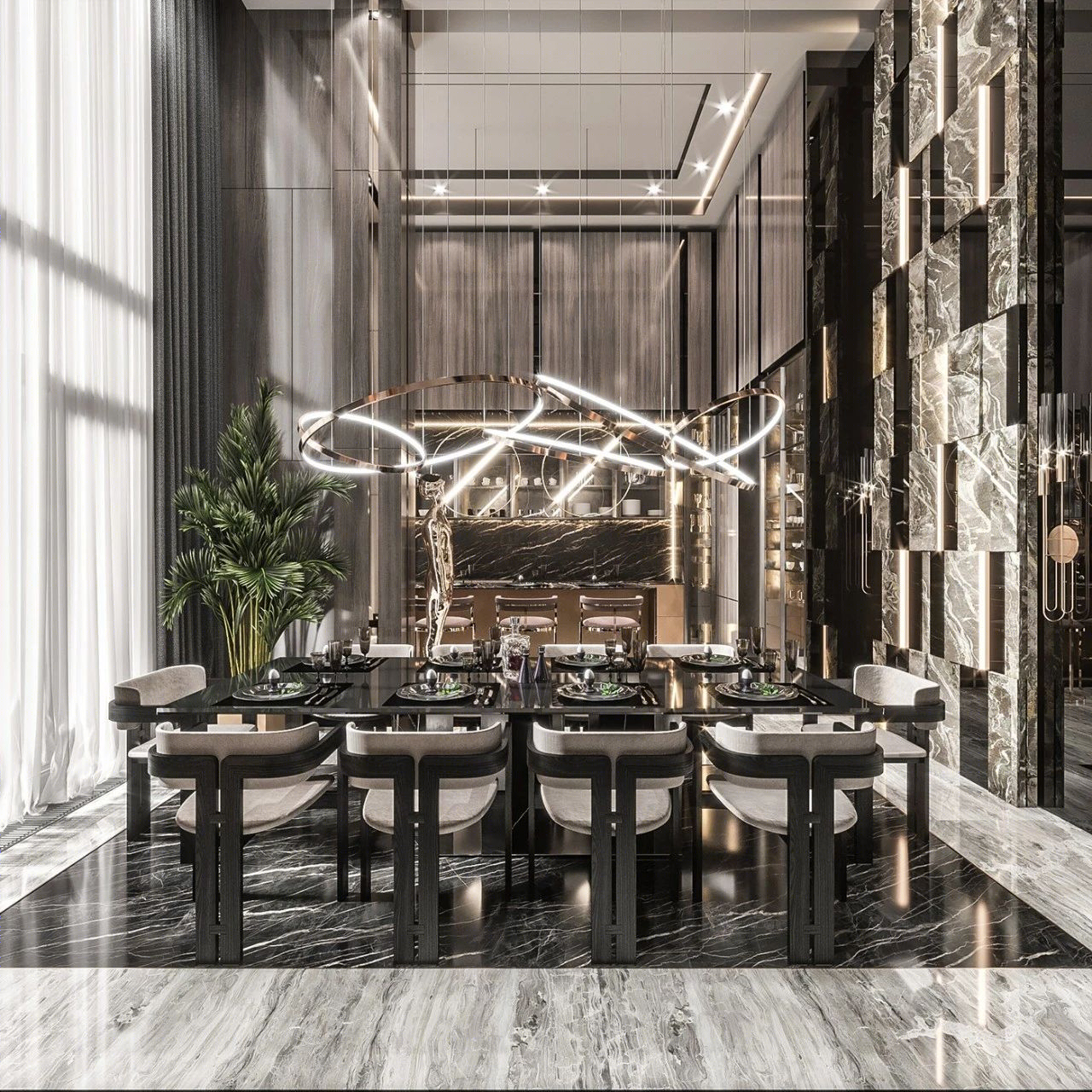 乌克兰设计师 Ivan Honcharenko 的现代高级灰空间艺术-6