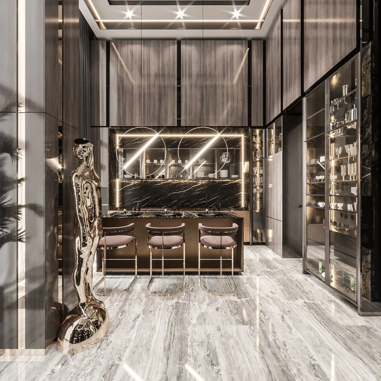 乌克兰设计师 Ivan Honcharenko 的现代高级灰空间艺术-9