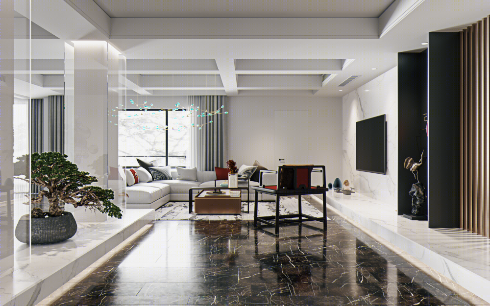 大师一号壹哥打造的白里透红空间设计-1