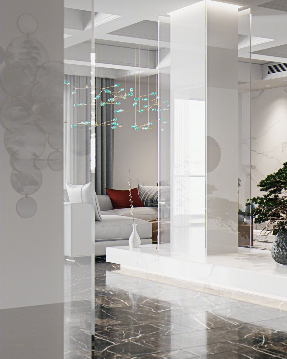 大师一号壹哥打造的白里透红空间设计-0