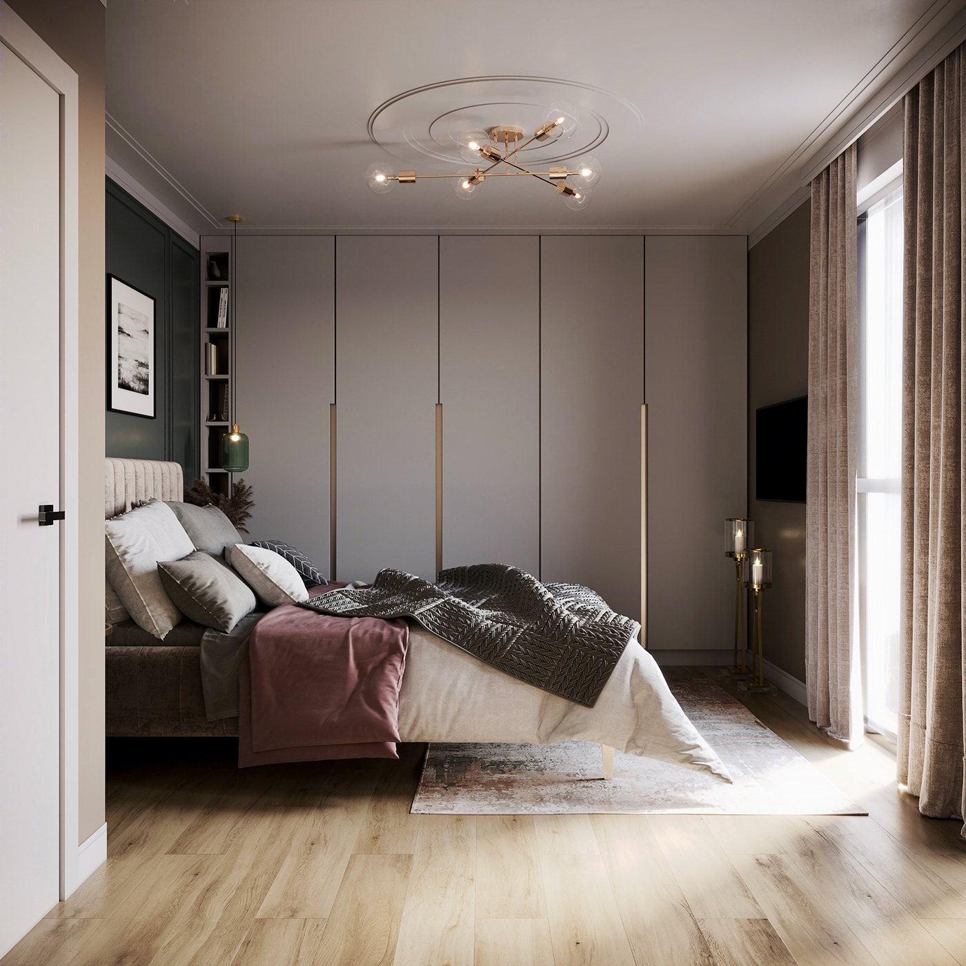 Anastasiya Gushchina丨平层丨Interior design project archviz-4