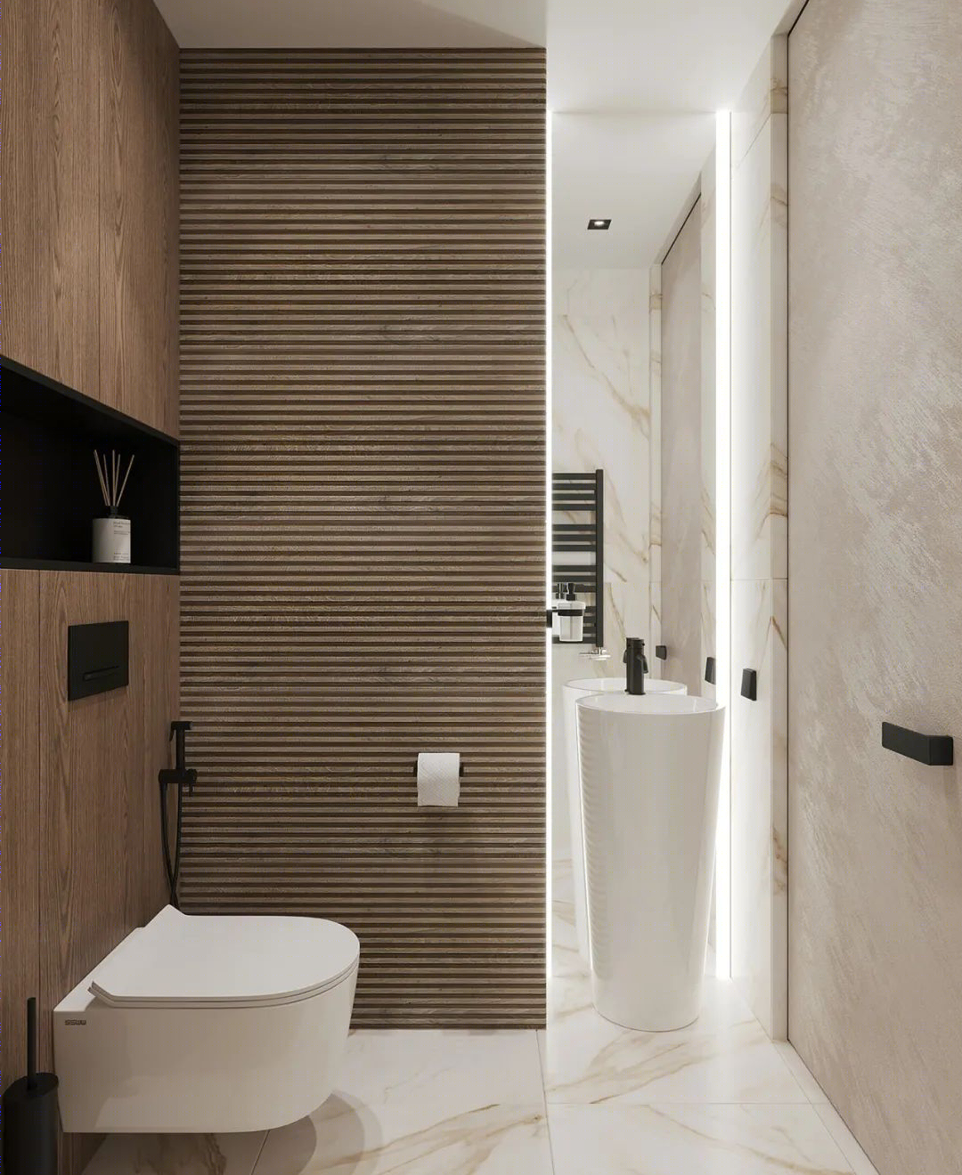 95㎡现代简约二居室丨Roomy Room Design-43