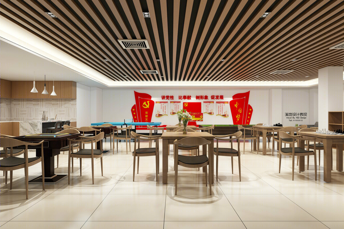 展厅党建-服务中心室会议室阅览室休闲室大厅接待-0