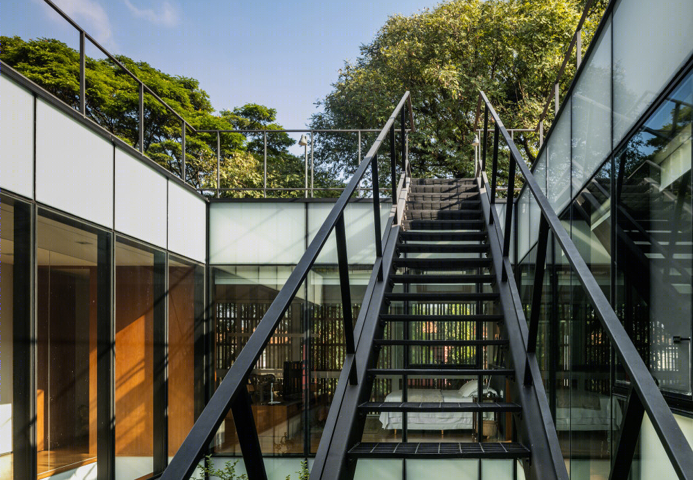 巴西休达街别墅 | 家庭生活的温馨重组-36