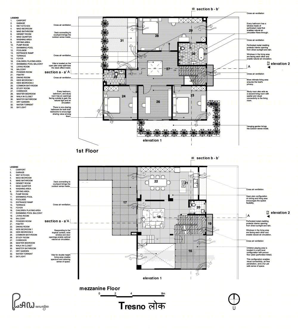 印尼热带风情住宅 | 卡萨特雷斯诺住宅设计-47