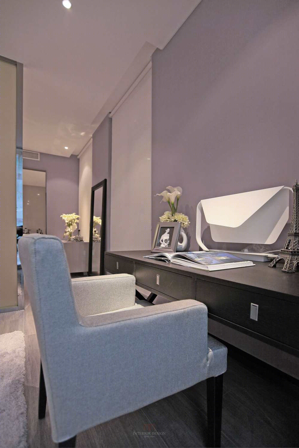 北京现代风格样板间“绽放”-23