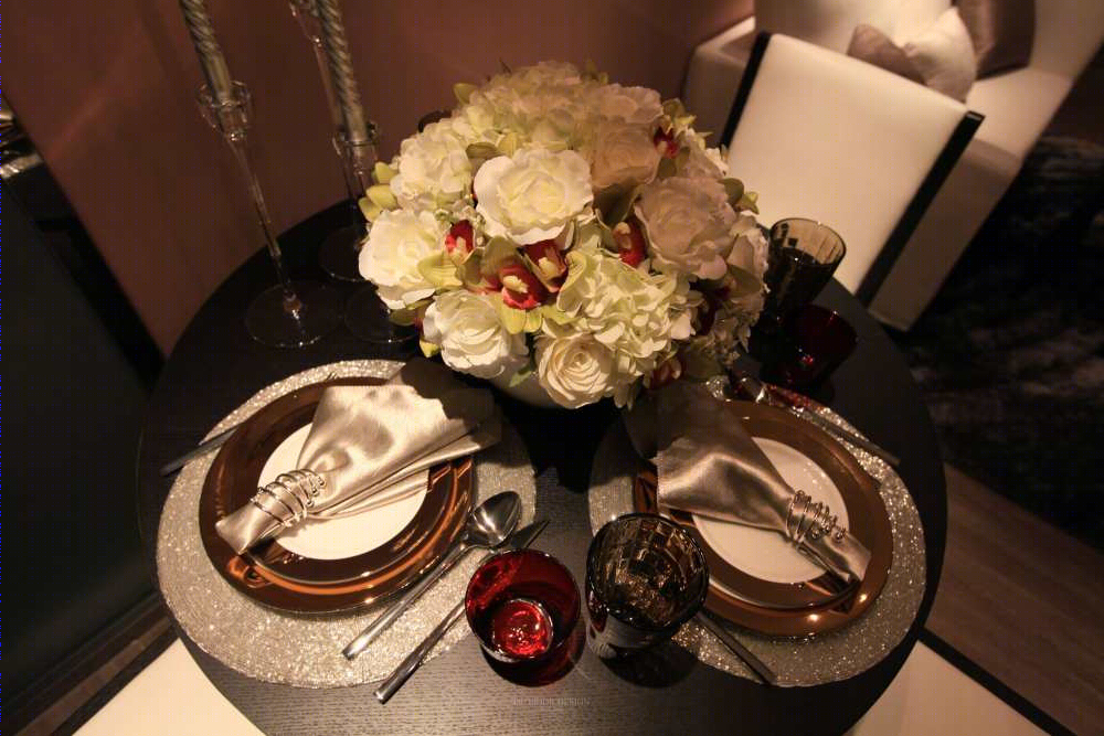 北京现代风格样板间“绽放”-25