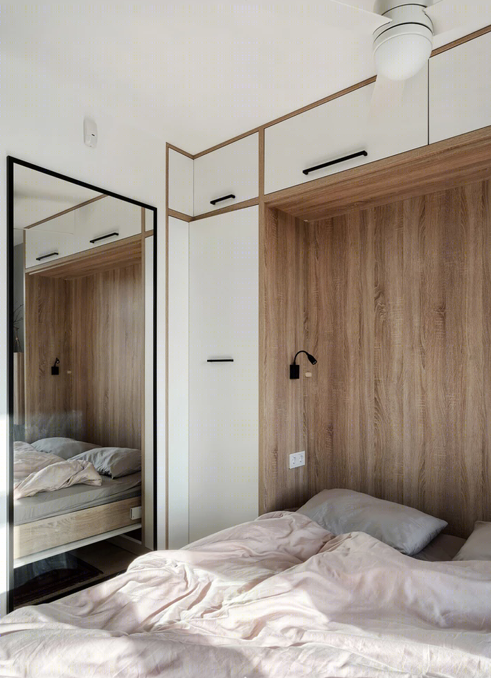 基辅 106 平米现代爱巢，玻璃砖打造优雅仙气空间-43