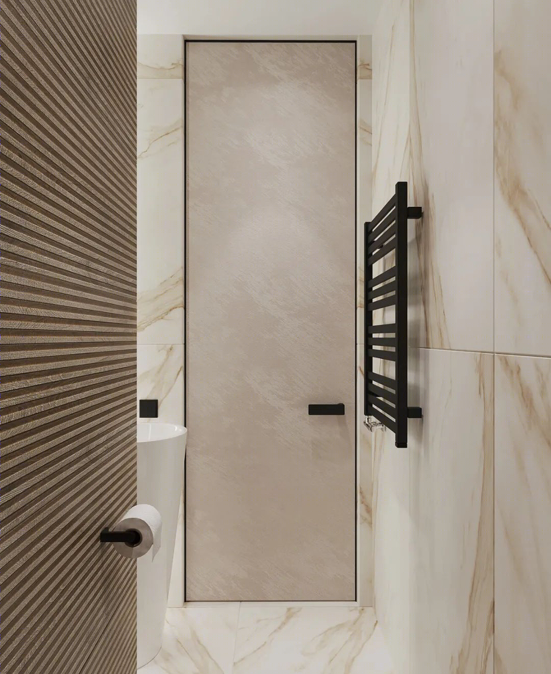 95㎡现代简约二居室丨Roomy Room Design-44