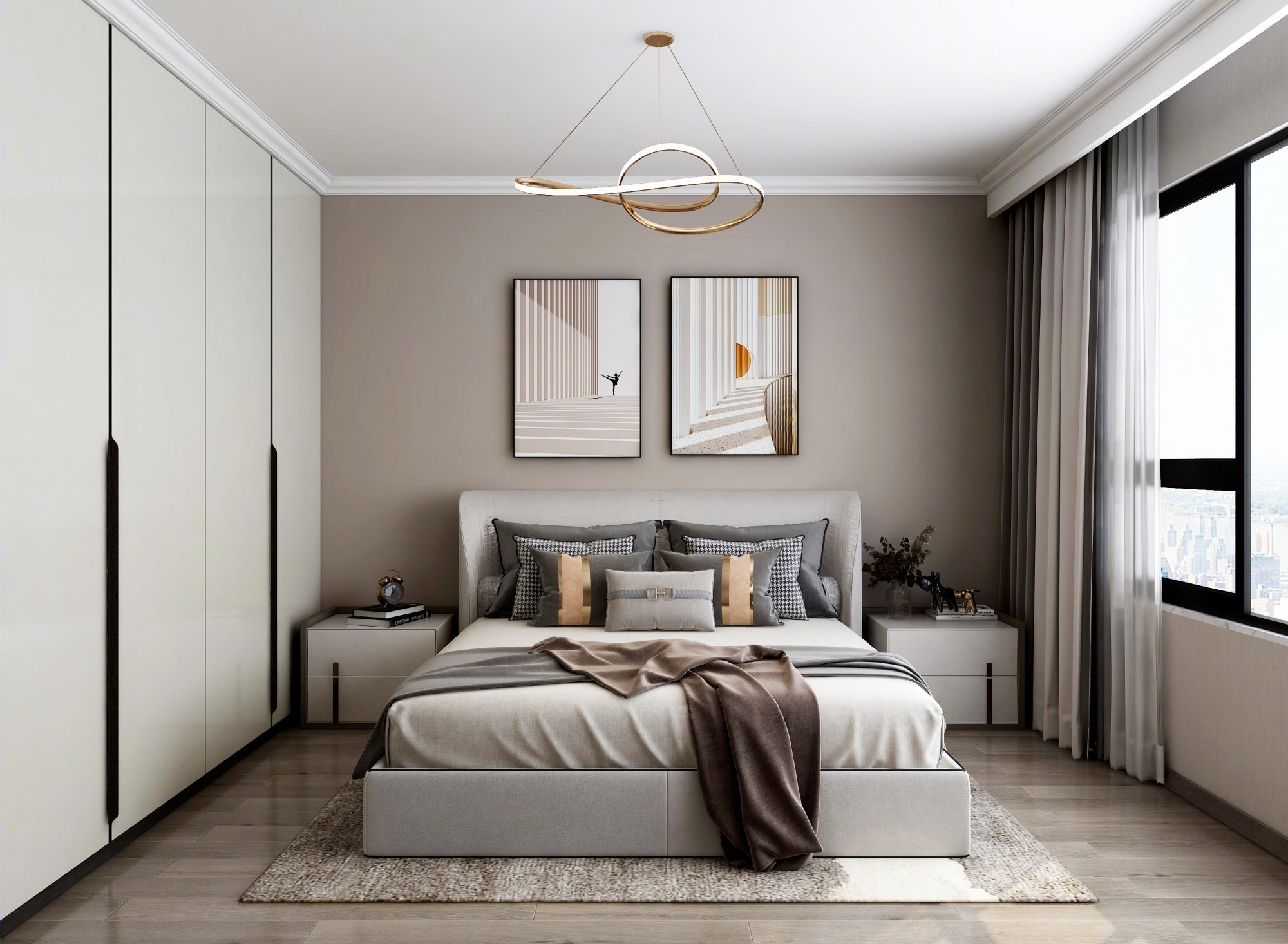 现代|简约大平层，温暖的动漫之家-2