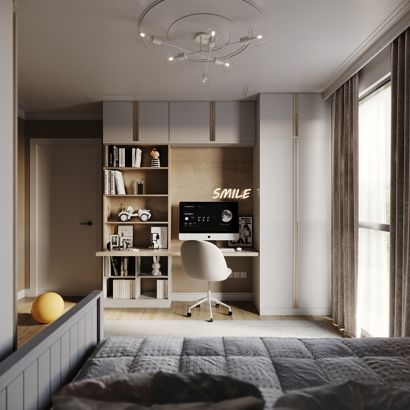 Anastasiya Gushchina丨平层丨Interior design project archviz-6