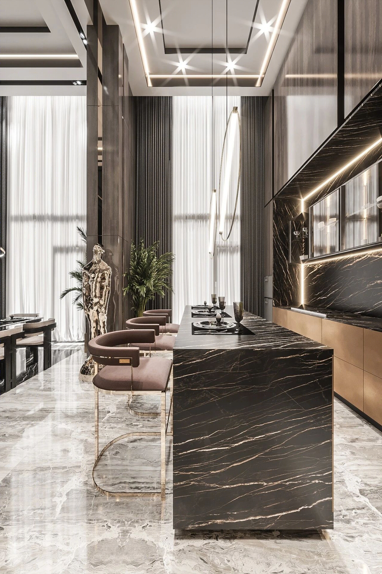 乌克兰设计师 Ivan Honcharenko 的现代高级灰空间艺术-10