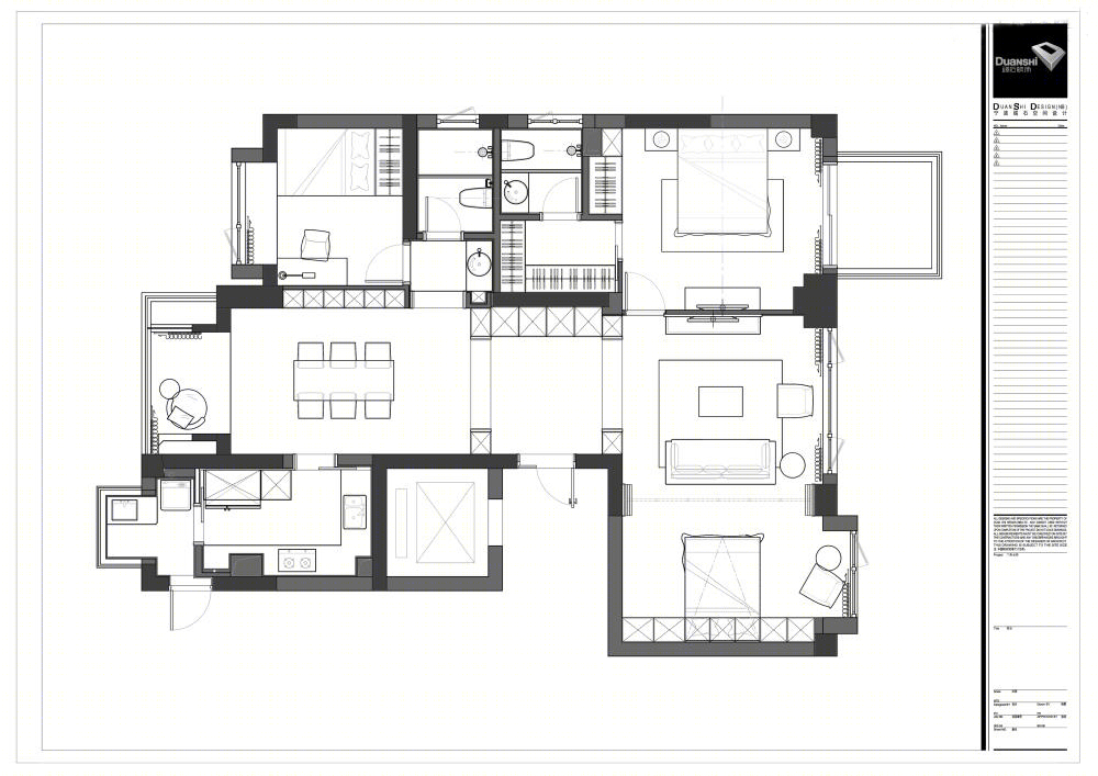 端石设计 · 城市谧境,简约奢华-52
