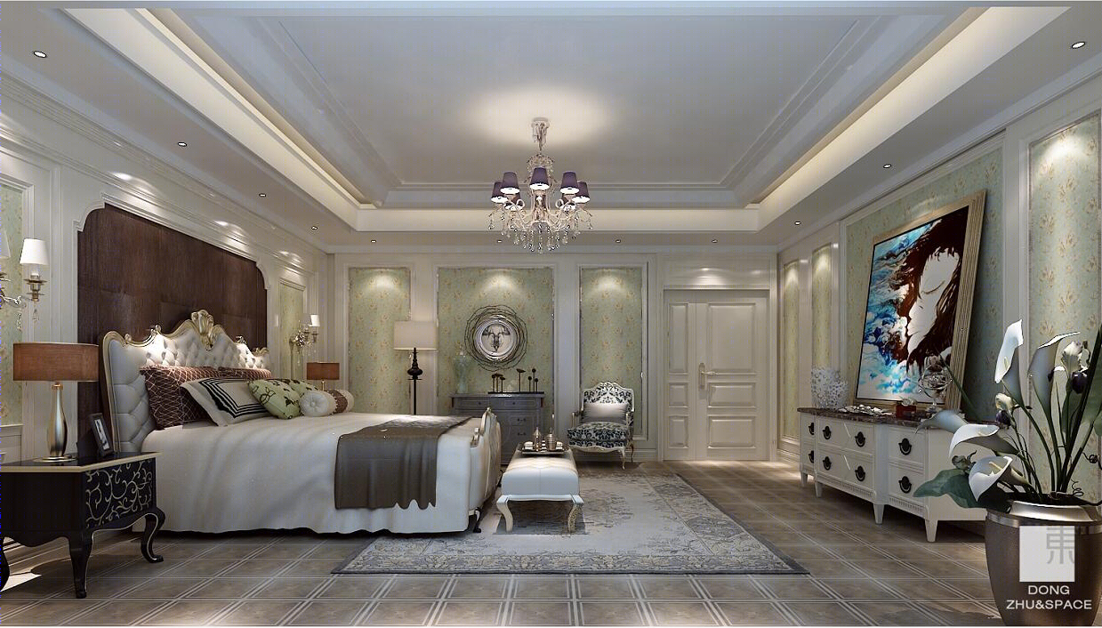 锦绣山庄奢雅混搭风，冯元明东筑空间打造别墅生活新境界-30