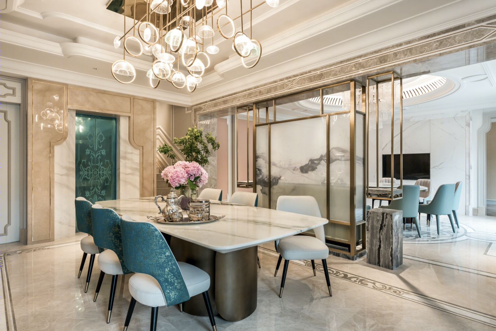 成都阳光大宅 | 印象派艺术风格的多功能浪漫空间-24