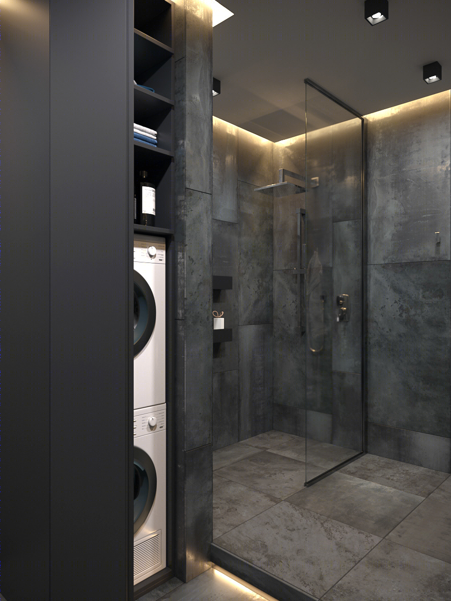 Bathroom for a single man.-4