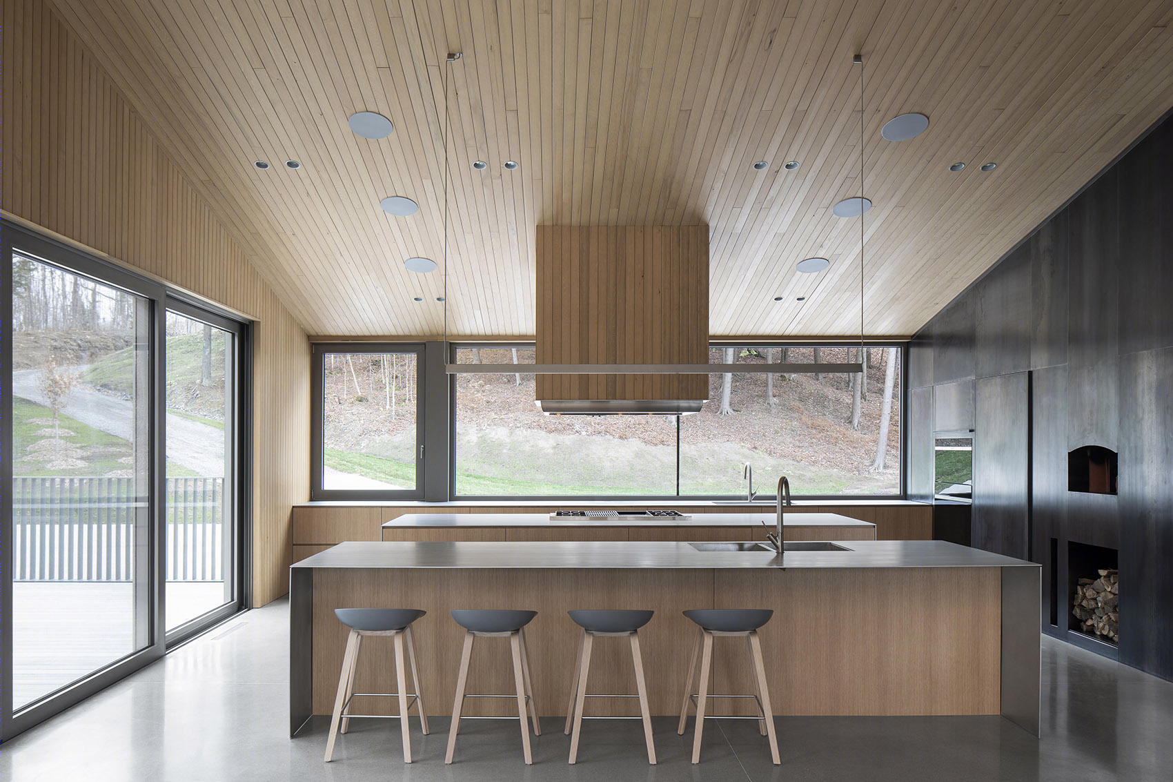 Memphremagog 湖岸住宅丨加拿大丨_naturehumaine-44