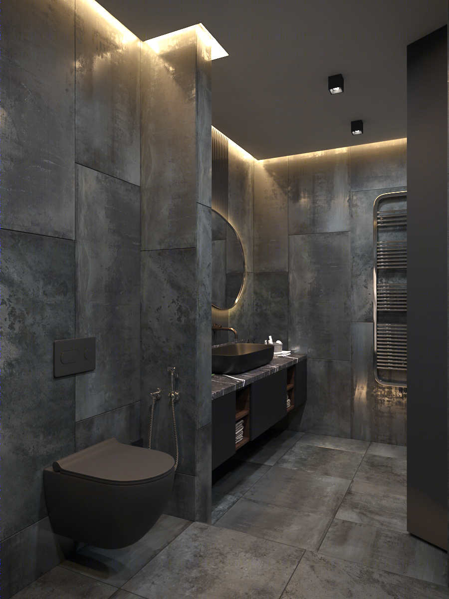 Bathroom for a single man.-5