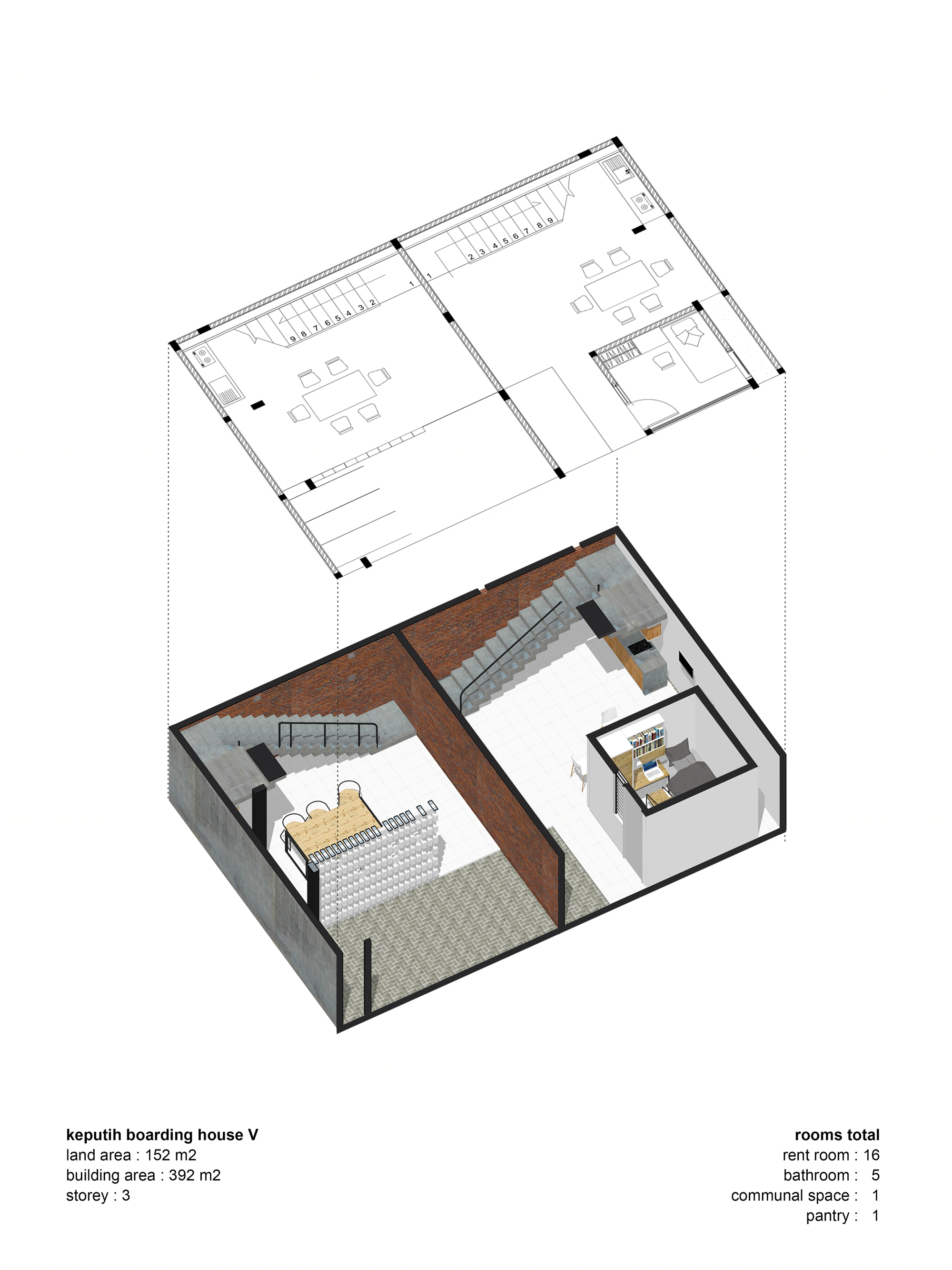 二元公寓 · Binary Boarding House丨印度丨安迪·拉赫曼建筑事务所-28