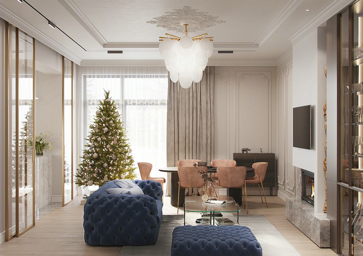 简约风格公寓设计，年费会员免费下载高清原图-3