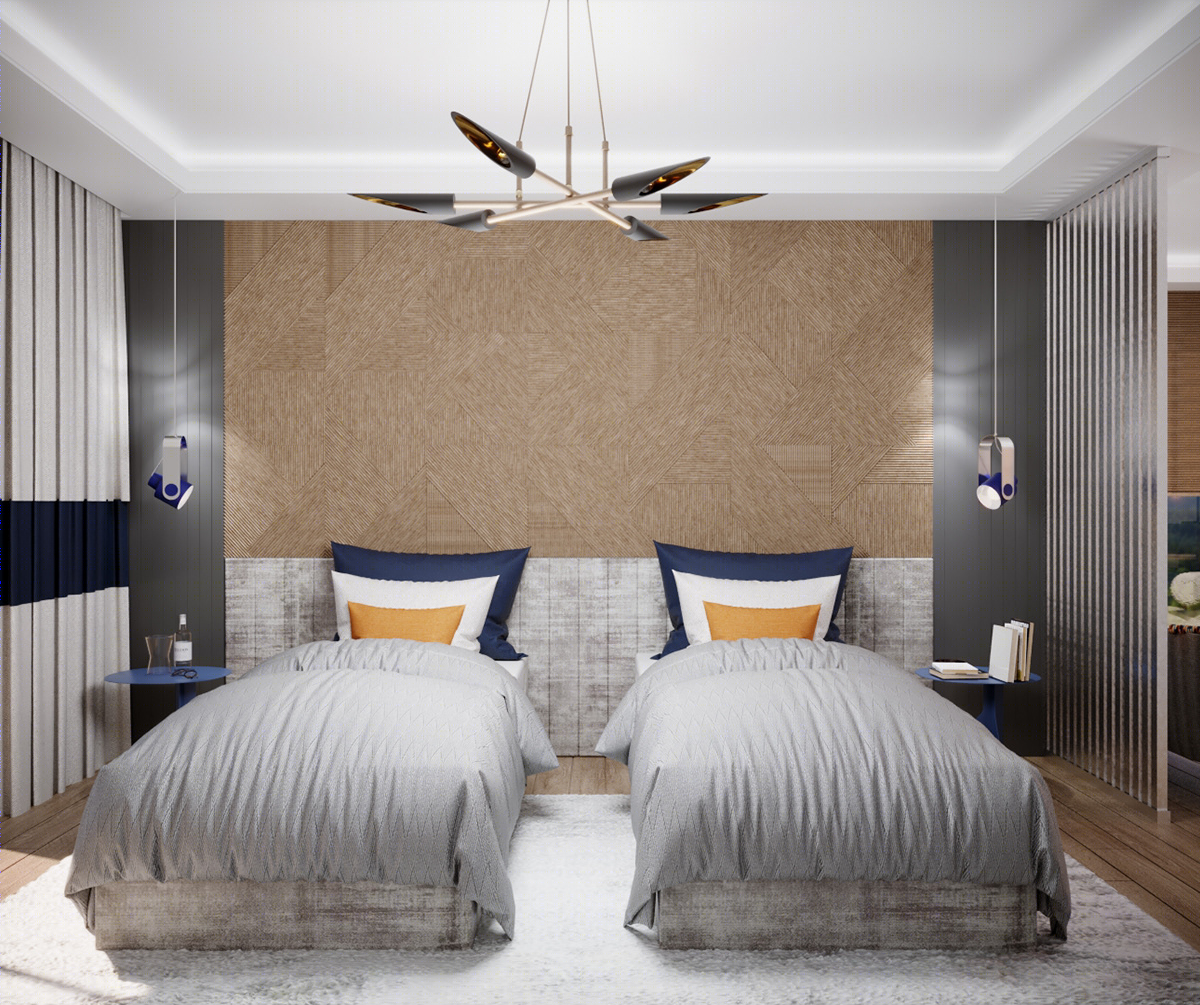 Anastasiya Gushchina丨平层丨HILL PARK KIDS ROOM-0