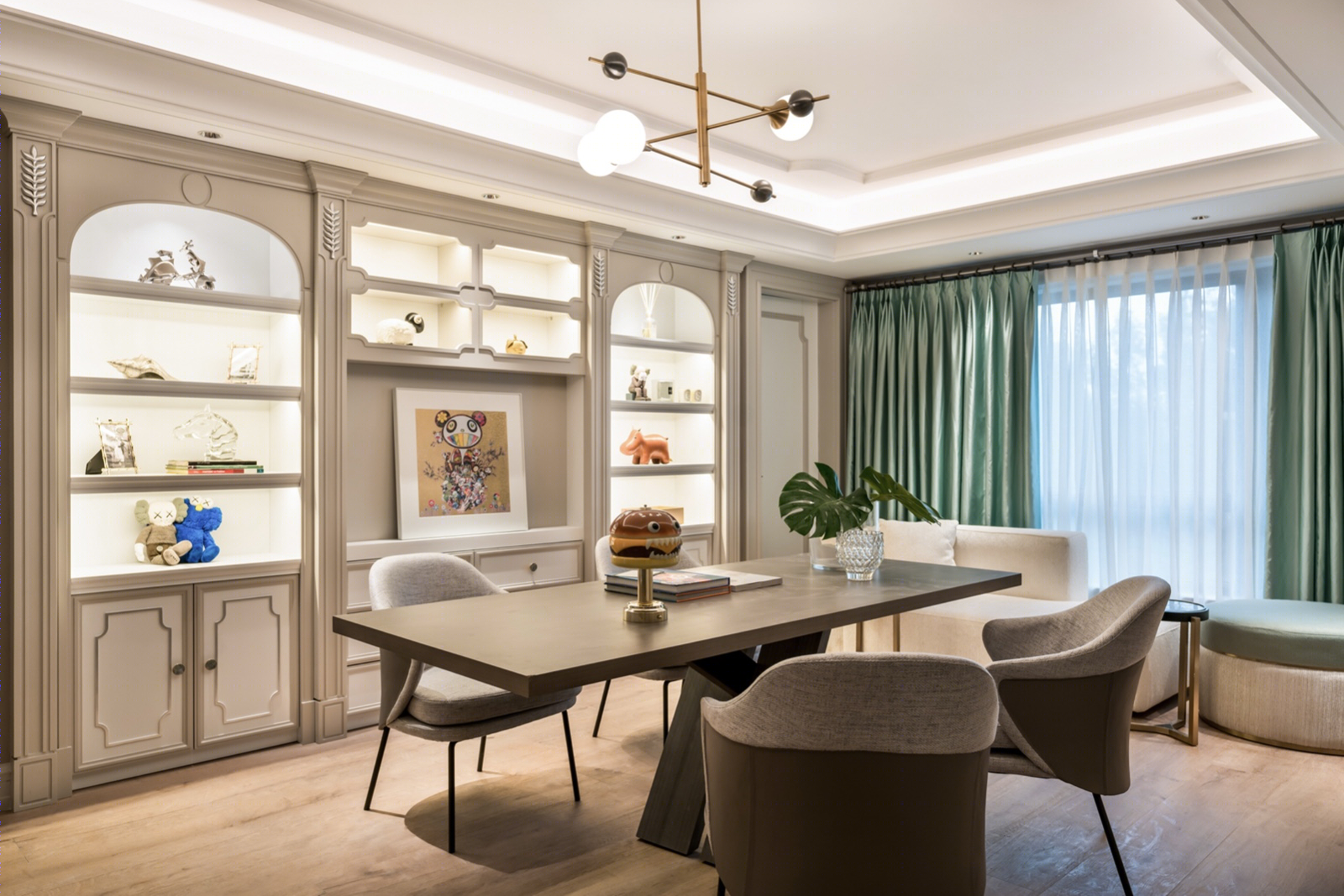 成都阳光大宅 | 印象派艺术风格的多功能浪漫空间-27