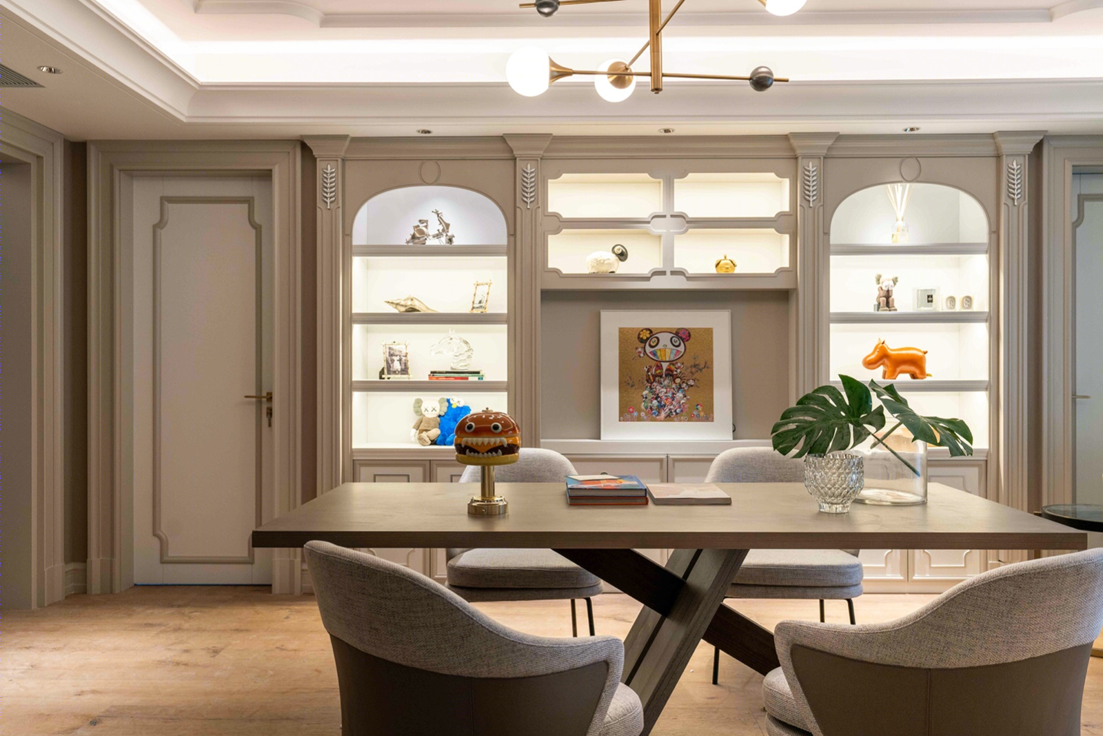 成都阳光大宅 | 印象派艺术风格的多功能浪漫空间-29