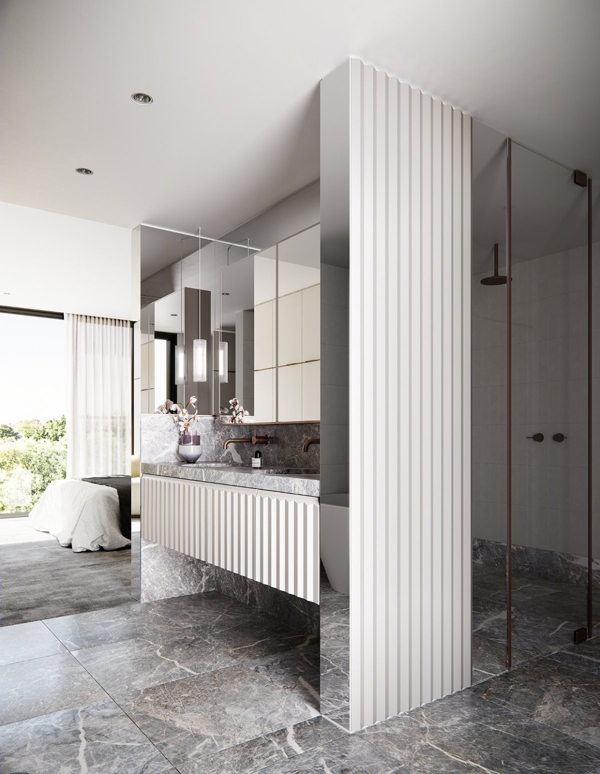 墨尔本,优雅,极简,充满质感和有机形态-7